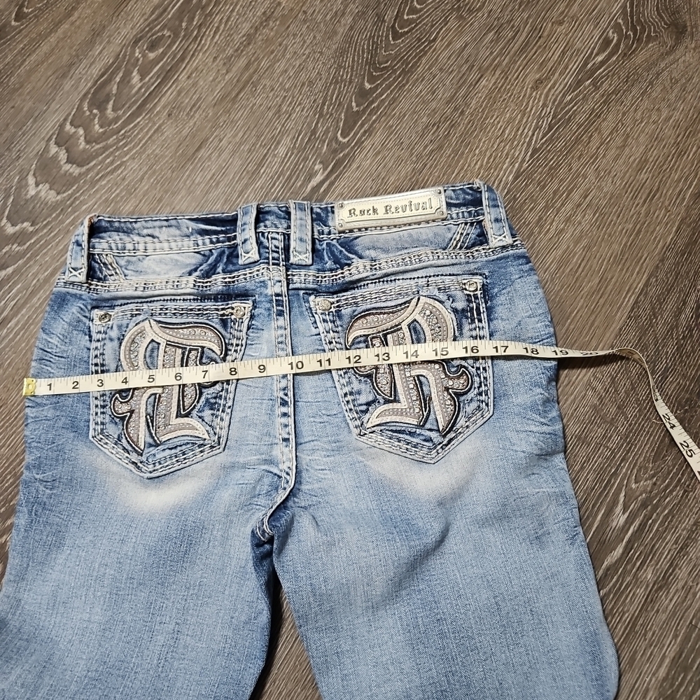 Rock Revival Light Wash Boot Cut Jeans - Picture 14 of 15